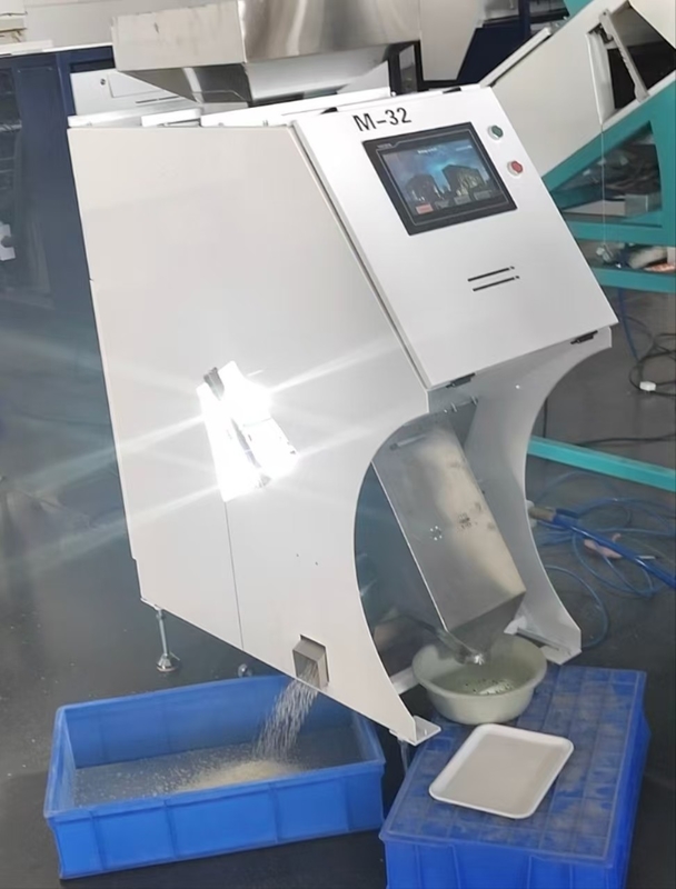 500 kg/h Kapazität Mini-Reissortierer mit 32 Ejektoren