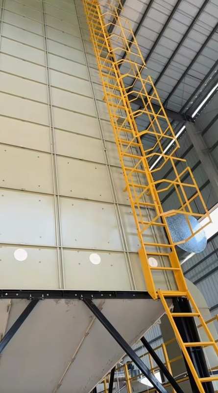 Getreide Weizen Mais Reis Getreide Trockner 70 Tonnen/Charge Kapazität Heißluft Temperatur 60-130°C 16.603kw