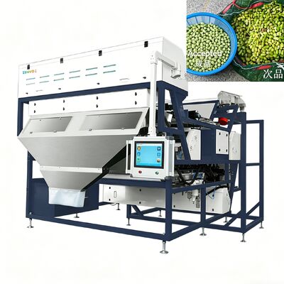 Gürtelfarb-Sortierer - Mehrzweck-Sortiermaschine für gefrorene Edamame, Nüsse und Körner.